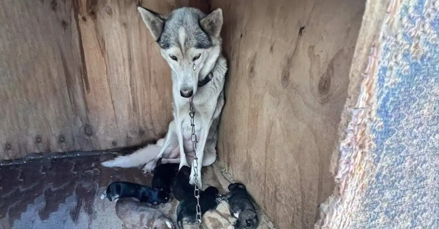 Chained and Forgotten, Luna and Her Puppies Finally Taste Freedom and Love